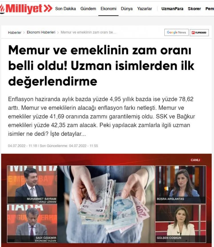 Memur ve emeklinin zam oranı belli oldu! Uzman isimlerden ilk değerlendirme...