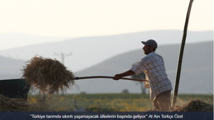 “Türkiye tarımda sıkıntı yaşamayacak ülkelerin başında geliyor”
